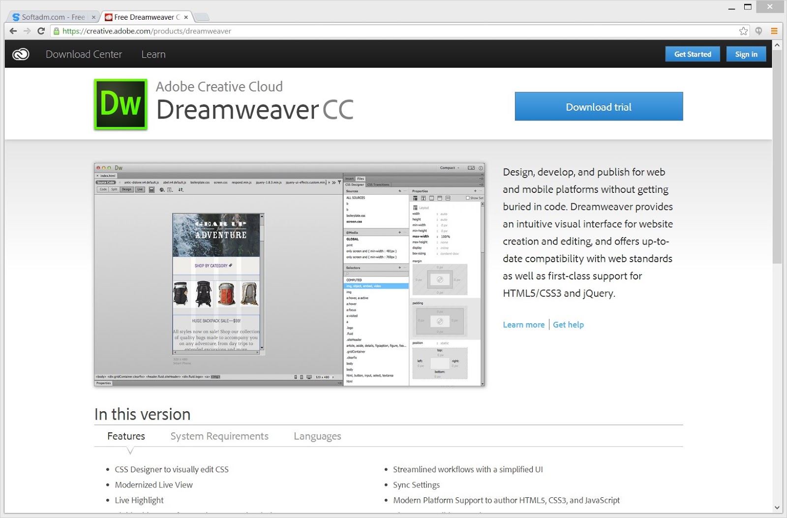 Download Adobe Dreamweaver Cs5 For Mac